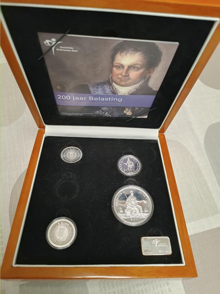 Nederland Proof Set 2006 "200 jaar Belasting", Postzegels en Munten, Munten | Nederland, Ophalen of Verzenden, Koningin Beatrix