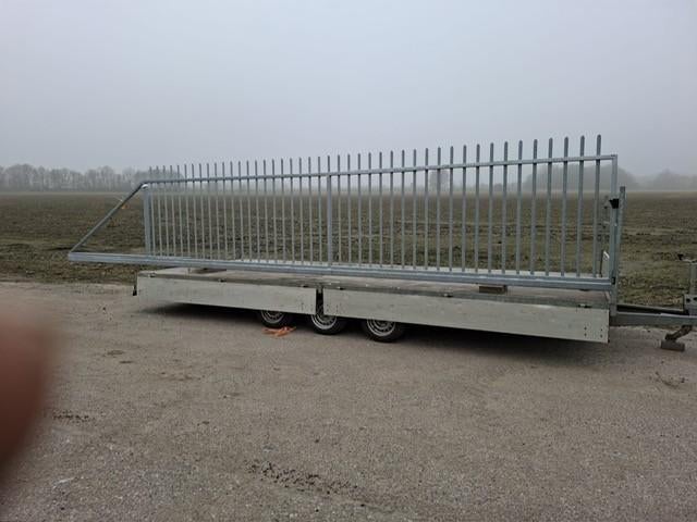 schuifpoort gegalvaniseerd 6x1.50, Tuin en Terras, Tuinpoorten, Ophalen, Schuifpoort, Nieuw, 200 cm of meer