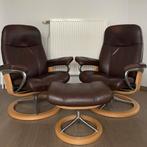 Stressless Design Fauteuil incl. Voetenbank - set of apart, Ophalen, Stressless Lounge Eames Himolla Prominent Hukla, 75 tot 100 cm