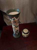 Flora Holland Vaas en Potje - Vintage Keramiek Set, Antiek en Kunst, Ophalen of Verzenden