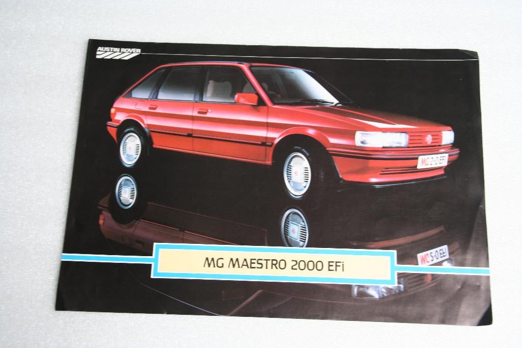 Folder / leaflet Austin MG Maestro 2000 EFi (circa 1985) 49, Ophalen of Verzenden, Gelezen, Overige merken