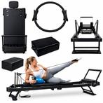 Pilates Reformer Set - Inklapbaar - Box & Ring - Zwart, Ophalen, Nieuw, Overig