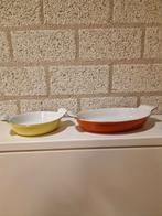 IJzeren oven schaaltjes voor escarcots/ knoflook garnalen, Ophalen of Verzenden, Huis en Inrichting