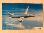 Officiële KLM jubileumposter 85 jaar – Boeing 7E7 Dreamliner, Ophalen of Verzenden, Gebruikt, Kaart, Foto of Prent