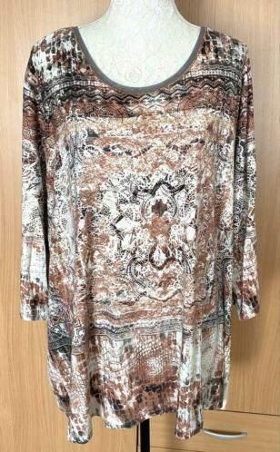 Via Appia Due top maat 52 [v], Kleding | Dames, Grote Maten, Zo goed als nieuw, Shirt of Top, Overige kleuren, Ophalen of Verzenden