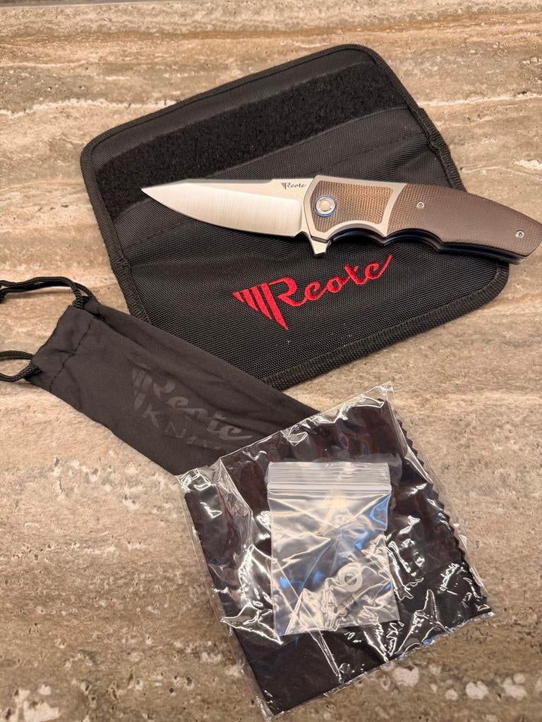 Reate Knives Crossroads zakmes - Zo goed als nieuw, Ophalen of Verzenden, Zo goed als nieuw