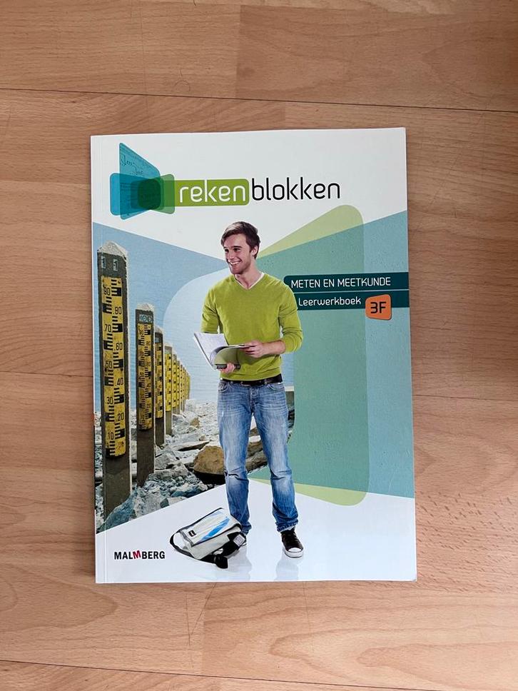 Rekenblokken: Meten en Meetkunde Leerwerkboek 3F, Boeken, Studieboeken en Cursussen, Zo goed als nieuw, MBO, Beta, Ophalen