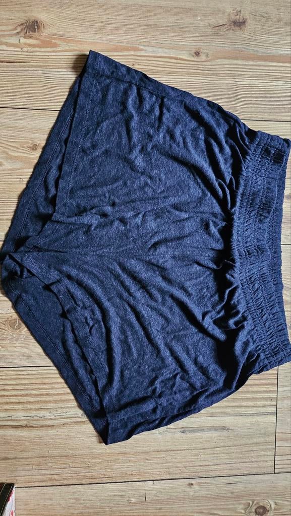 Korte broek van Linnen Blend, Maat 38/40 (M), H&M, Kort, Blauw