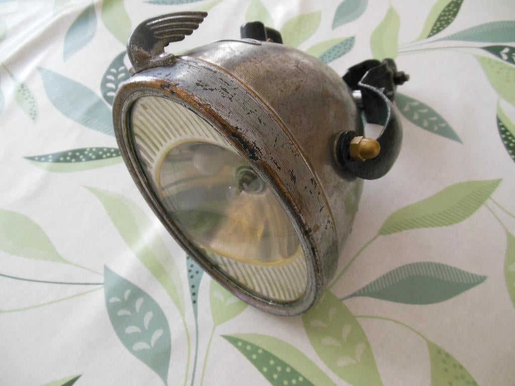 Oude Franse koplamp, Fietsen en Brommers, Ophalen of Verzenden, Gebruikt, Overig, Voorlicht