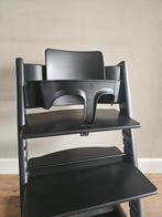 Stokke Tripp Trapp Babyset 2-delig Zwart, Ophalen of Verzenden, Gebruikt, Meegroeistoel, Aanschuifbaar