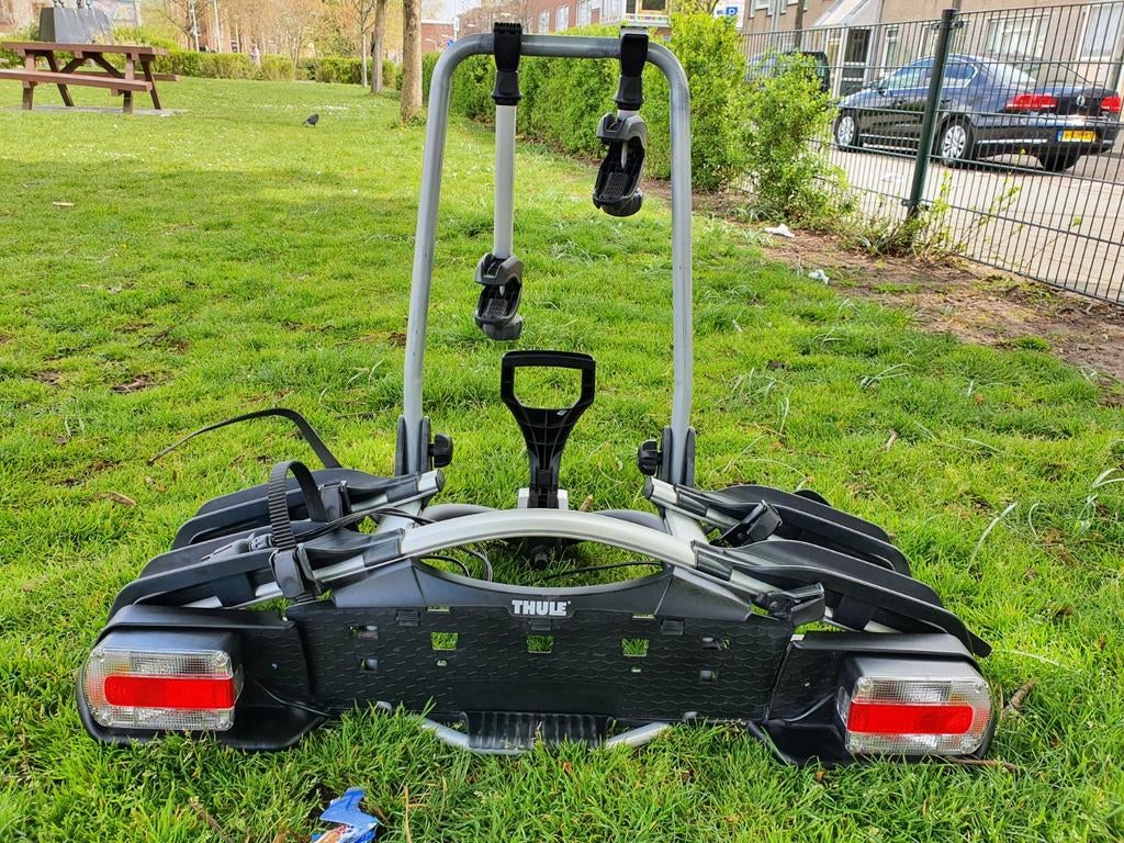 Thule Euroway G2 921 Fietsendrager voor 2 fietsen, Ophalen, Gebruikt, Brede banden, 2 fietsen