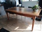 Teak Houten eetkamer tafel, Ophalen, Gebruikt, Teakhout, 200 cm of meer