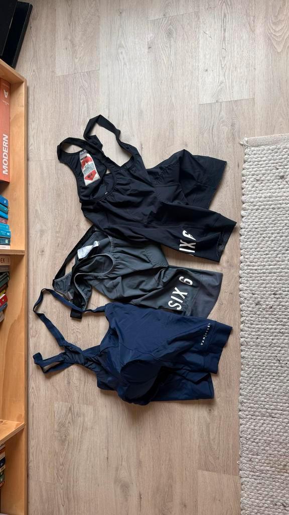3 Bibs wielrennen heren XL - Agu six6 en van Rysel, Fietsen en Brommers, Fietsaccessoires | Fietskleding, Gebruikt, Heren, Onderkleding
