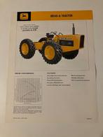 John Deere 540-A trekker tractor folder brochure, Ophalen of Verzenden, Gelezen