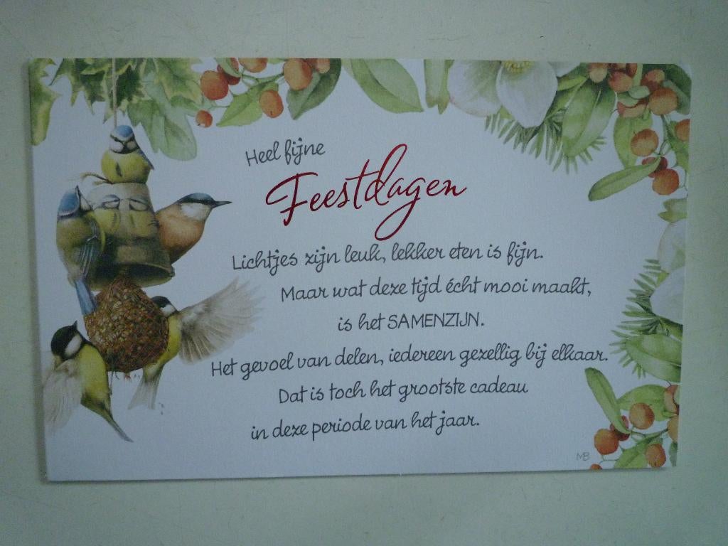 Marjolein Bastin pimpelmees koolmees boomklever vogels, Verzamelen, Ophalen of Verzenden, Voor 1920, Vogel