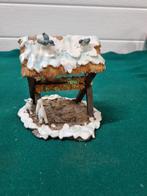 Beeld hooimeid hooi ruif met sneeuw, Ophalen of Verzenden