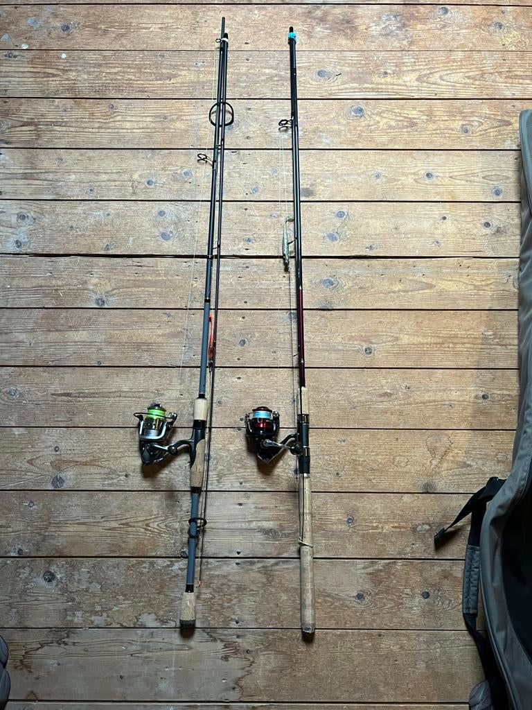 Werphengel/Vishengel Cormoran 2.30 m / 3–30 g, Watersport en Boten, Ophalen, Zo goed als nieuw, Molen
