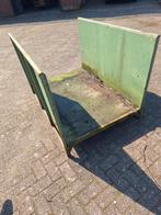 Groene metalen bak, ideaal voor opslag of transport, Ophalen