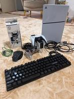 PS5 met toetsenbord, muis en PS4 controller - 1 maand oud, Ophalen, Refurbished