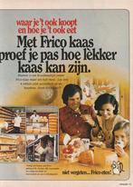Retro reclame 1974 Frico kaas zuivel Boerenbont beker kom, Verzenden, Overige typen
