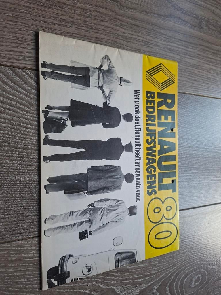 Renault bedrijfswagens uit 1980, Ophalen of Verzenden, Gelezen, Renault