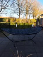 Te koop zwarte Fatboy hangmat met zwart frame, Ophalen
