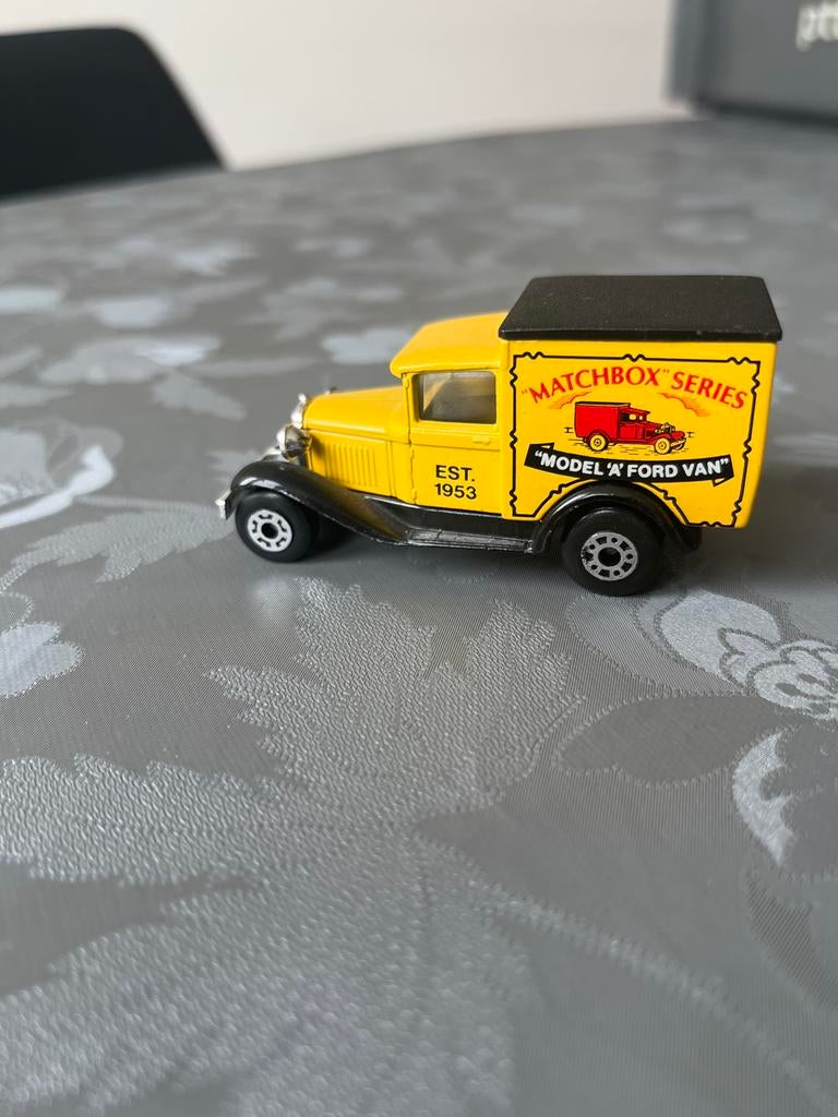 Matchbox Ford Model A Van 1979, Overige merken, Gebruikt, 1:50 of kleiner, Auto