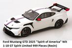 Ford Mustang GTD 2025 “Spirit of America” Wit 1-18 GT Spirit, Hobby en Vrije tijd, Modelauto's | 1:18, Overige merken, Tschuiten@hotmail.com