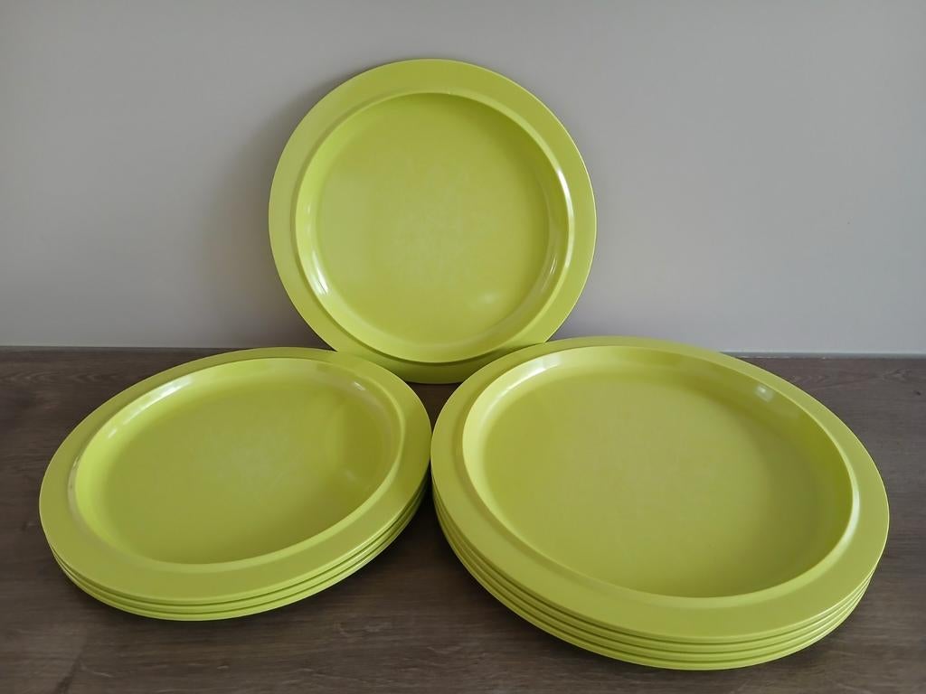 8 Mepal borden, setprijs 17,50 euro, Ophalen of Verzenden, Gebruikt