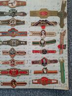 Schriftje met sigarenbandjes jaren 30/40, Ophalen of Verzenden, Gebruikt, Sigarenbandjes