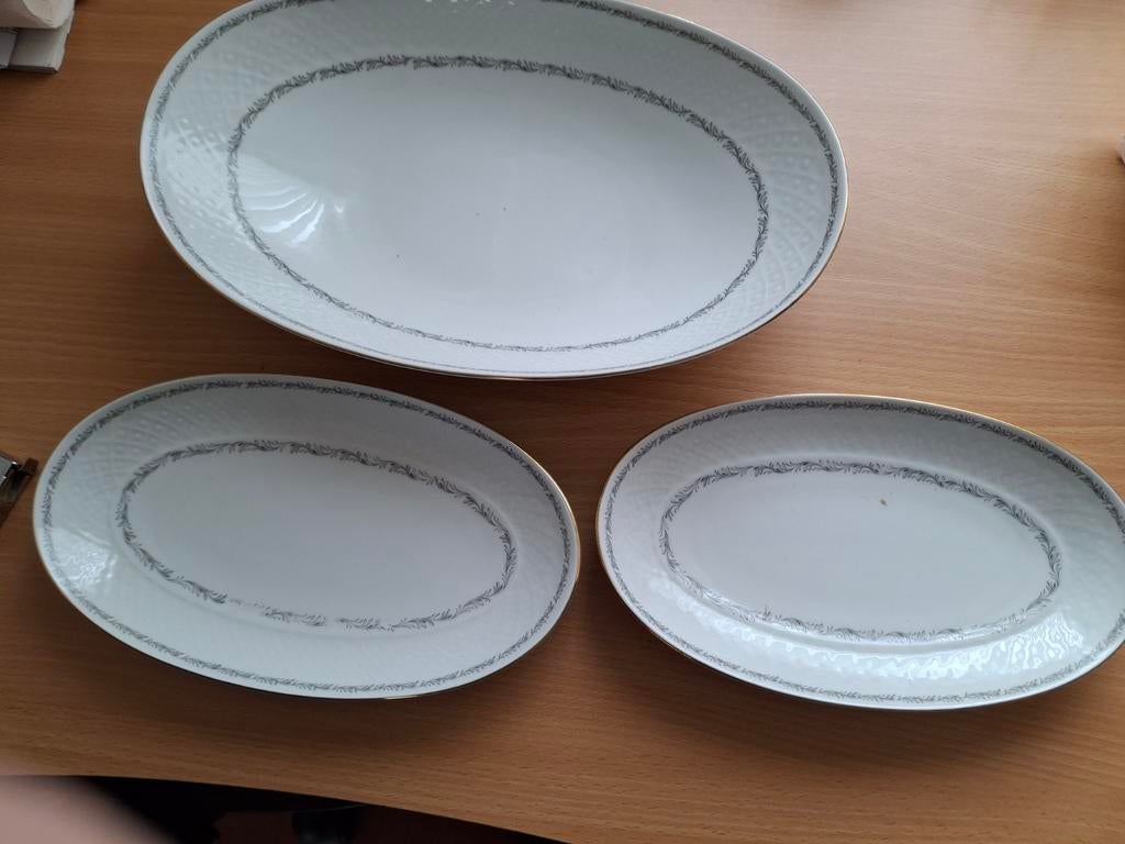 Set van 3 serveerschalen Seltmann Weiden Bavaria porselein, Ophalen of Verzenden