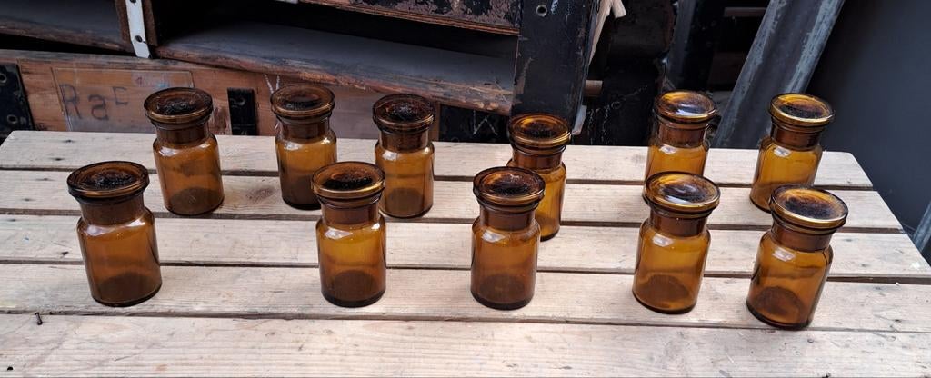 Fles flessen apothekersflesjes decoratie, Antiek en Kunst, Verzenden