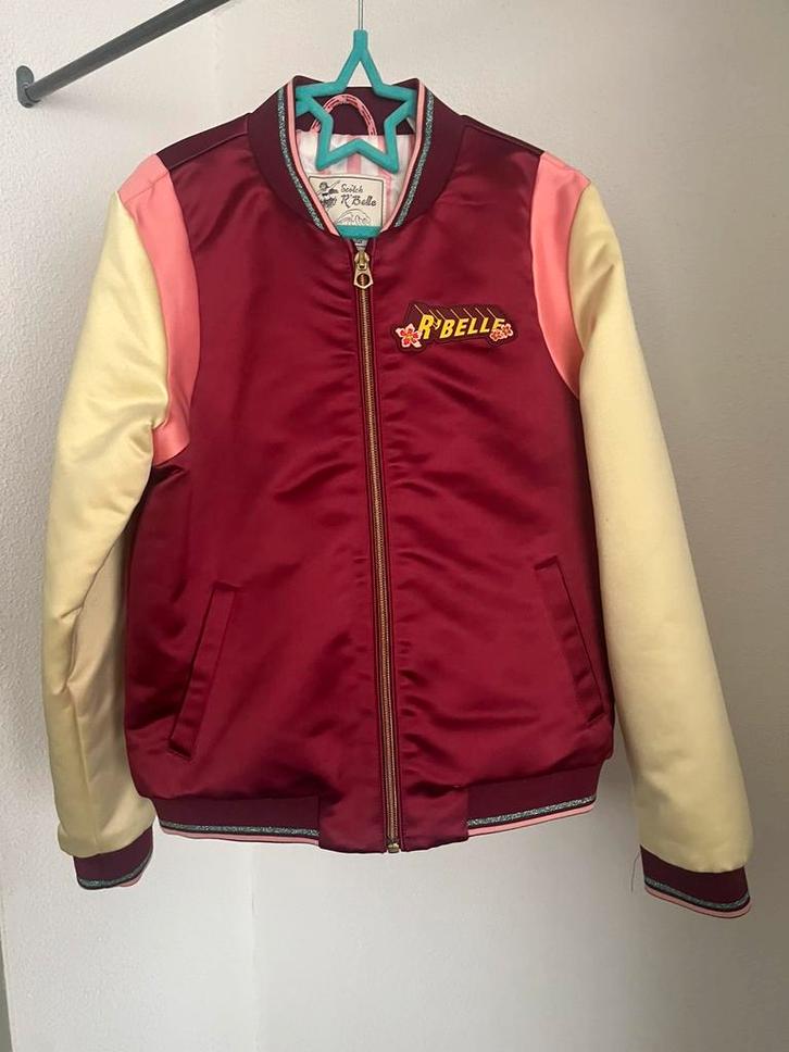 Baseball jasje Scotch R’belle maat 140, Kinderen en Baby's, Kinderkleding | Maat 140, Zo goed als nieuw, Jongen of Meisje, Jas