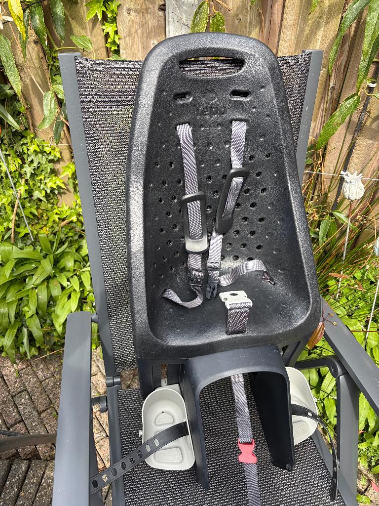 Thule Yepp fietsstoeltje voor achterop zgan, Fietsen en Brommers, Fietsaccessoires | Fietsstoeltjes, Ophalen, Achterzitje, Voetsteuntjes