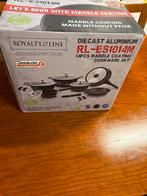 Royalty Line 14-delige pannenset met marmercoating, Inductieplaat, Pannenset, Ophalen of Verzenden, Nieuw