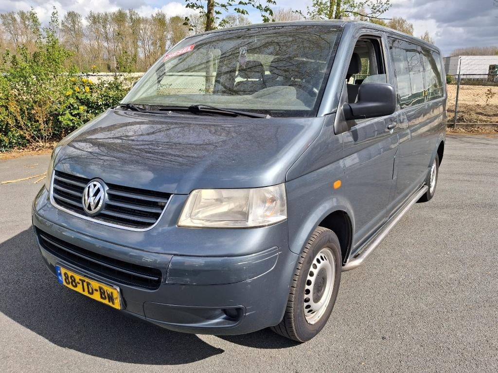 Volkswagen Transporter 2.5 Kombi TDI 96KW 2005 Grijs, Euro 5, Bedrijf, 104 pk, Te koop