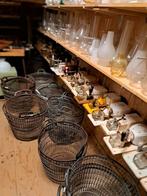 zinken draadmand, Ophalen