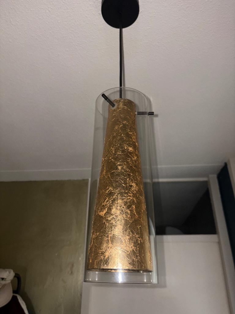 Lampenset, Ophalen, 50 tot 75 cm, Goud, Glas