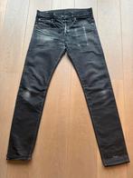 Momotaro Japanse selvedge denim - W33 - zwart, Ophalen of Verzenden, Gedragen, Zwart, W33 - W34 (confectie 48/50)