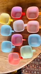 11 Opale soepkommen uit Frankrijk, in goede staat, Ophalen of Verzenden, Overige stijlen, Kom(men)