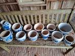 tk: 20 verschillende maten (grote) KEULSE plantenpotten igs., Antiek en Kunst, Antiek | Keramiek en Aardewerk, Ophalen