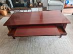 Kersenhouten salontafel met veel opbergruimte., Huis en Inrichting, Tafels | Salontafels, Ophalen, 100 tot 150 cm, 50 tot 100 cm