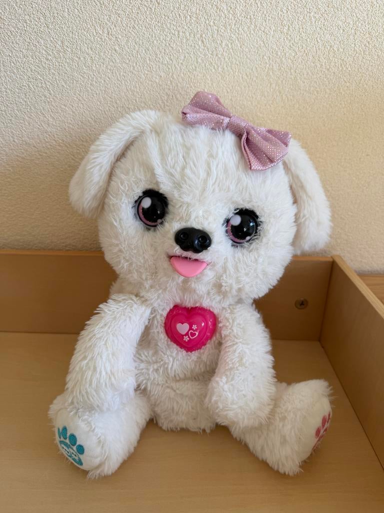 Vtech Beau Knuffel Interactieve Hond, Kinderen en Baby's, Speelgoed | Knuffels en Pluche, Ophalen of Verzenden, Zo goed als nieuw