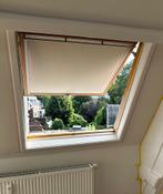 Velux verduisterend rolgordijn, Ophalen, Crème, Gebruikt, 100 tot 150 cm