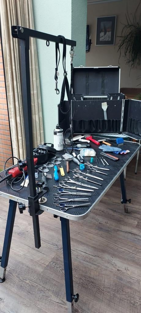 Complete trimsalon inventaris linkshandige trimsters, Diensten en Vakmensen, Dieren | Honden | Verzorging, Oppas en Les