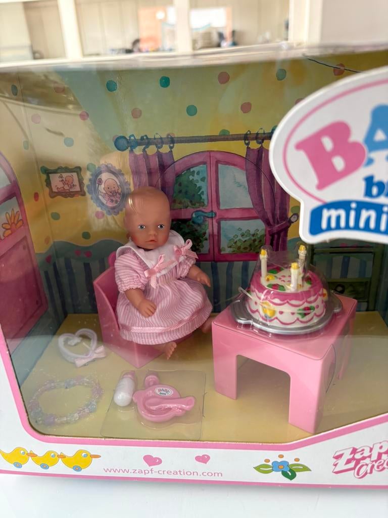 BABY born miniworld - Babypop met accessoires, Ophalen of Verzenden, Nieuw, Babypop