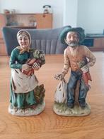 Antieke porseleinen beeldjes, Verzamelen, Beelden en Beeldjes, Ophalen, Zo goed als nieuw, Mens