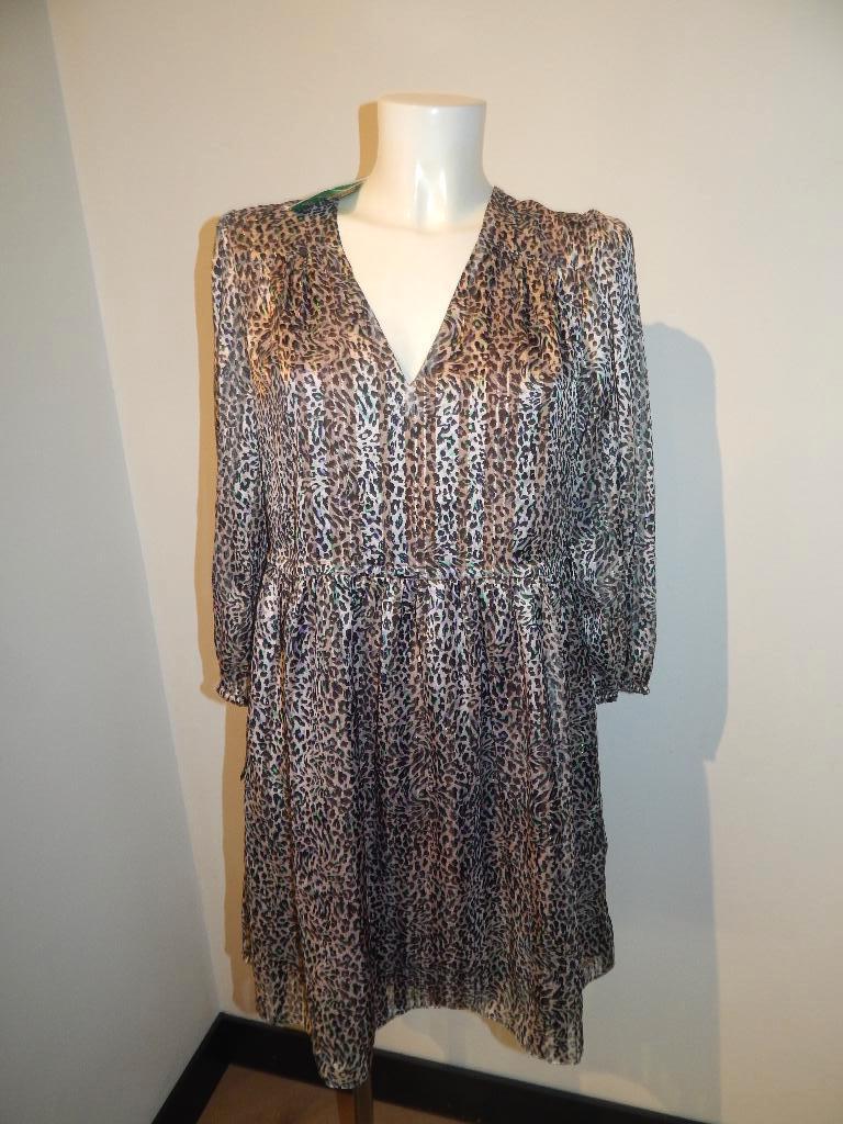 Dante 6 satijn achtige jurk mooi printje Nieuw met labels 3