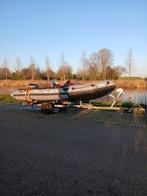 Zodiac met 15 pk Mercury buitenboordmotor en trailer, Ophalen, Aluminium, Gebruikt, Zodiac