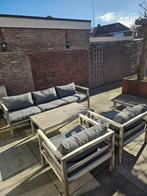 Lichtgewicht Lounge tuinset 5/6 persoons + Keter Opbergbox, Ophalen, Kunststof, Gebruikt, Bank